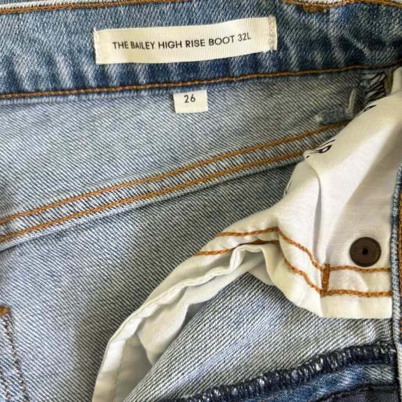 Aritzia Denim Forum The Bailey High Rise Boot 32L jeans - Picture 8 of 11